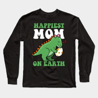 Cute Dinosaur Mom Long Sleeve T-Shirt